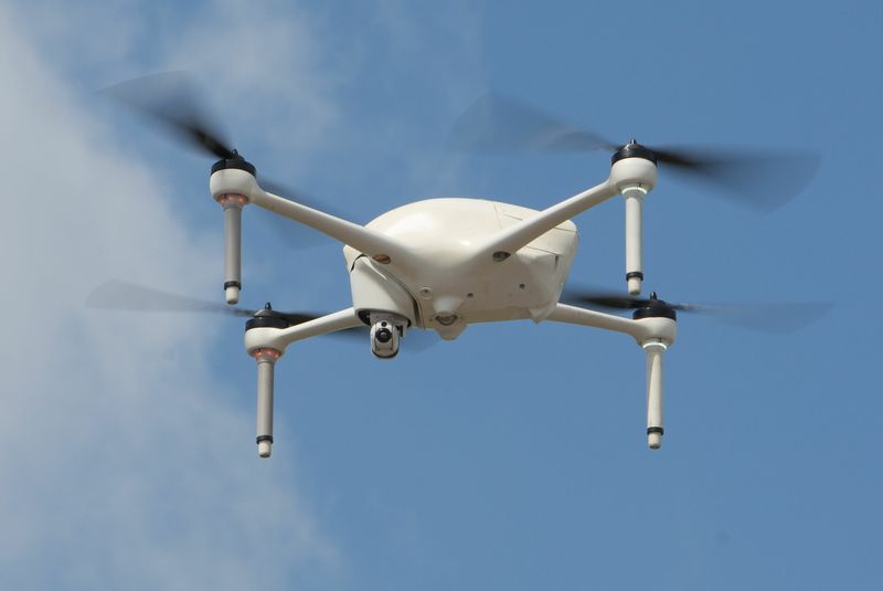 Optimus, a drone manufactured by Airobotics, the Israeli drone maker, seen during a demonstration in Petah Tikva, Israel March 20, 2017. u00e2u20acu201d Reuters pic