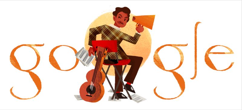 Todayu00e2u20acu2122s Google Doodle highlights Malaysian legend Tan Sri P. Ramleeu00e2u20acu2122s diverse artistry  that transcended the entertainment scene and won the peopleu00e2u20acu2122s hearts. u00e2u20acu2022 Picture courtesy of Google