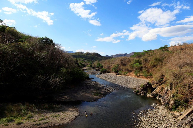 People swim at the Sumpul river in San Jose Las Flores March 10, 2017. u00e2u20acu201d Reuters pic
