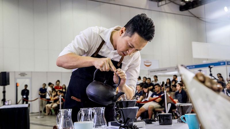 John Ryan Ting, Singapore National Brewers Cup Champion 2016. u00e2u20acu201d Handout via TODAY