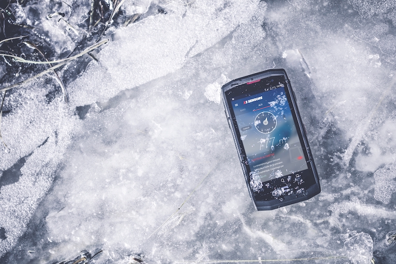 The Crosscall Trekker-X3 is priced u00e2u201au00ac549.90. u00e2u20acu201d Handout via AFP