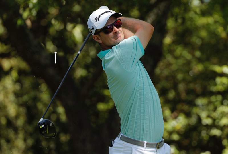 Justin Rose of England hits off the second tee in third round play during the 2017 Masters golf tournament at Augusta National Golf Club in Augusta, Georgia, US, April 8, 2017. u00e2u20acu201d Reuters pic