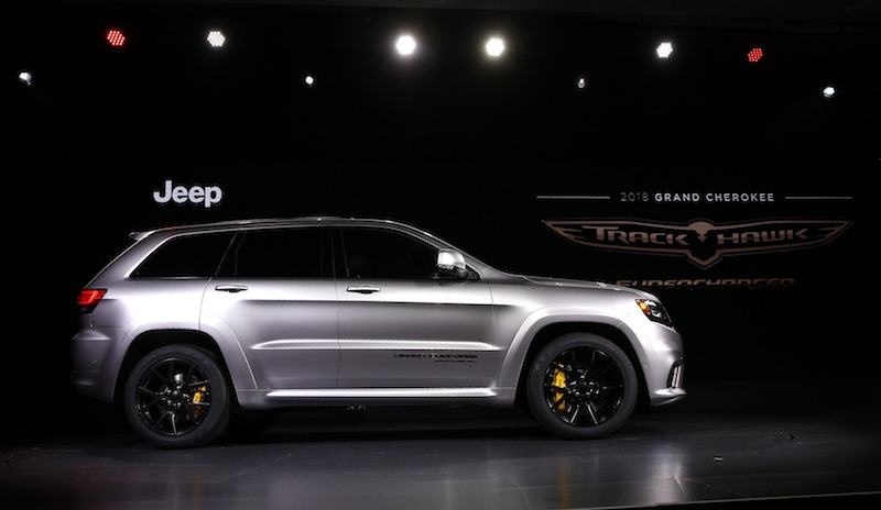 The 2018 Jeep Grand Cherokee Trackhawk is displayed at the 2017 New York International Auto Show April 12, 2017. u00e2u20acu201d Reuters pic