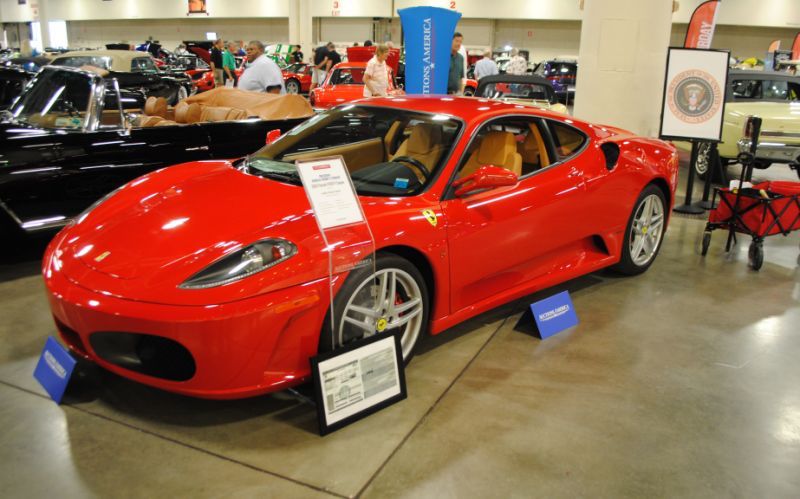 A Ferrari F430 owned by US president Donald J. Trump in 2007 is exhibited by Autcions America in Fort Lauderdale, Florida on March 31, 2017. u00e2u20acu201d AFP pic