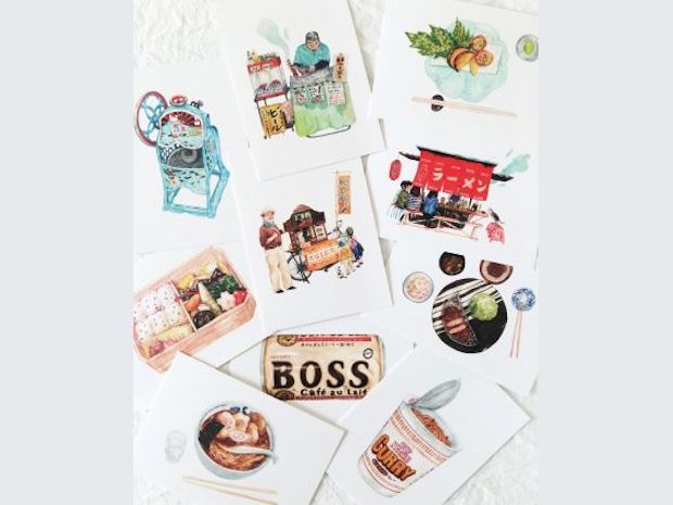 At the upcoming Singapore Art Book fair, popular Instagram artist from Canada, Justine Wong will be selling prints of her watercolour paintings documenting her food experiences in Osaka, Kyoto, Hakone, and Tokyo. — Picture courtesy of Justine Wong