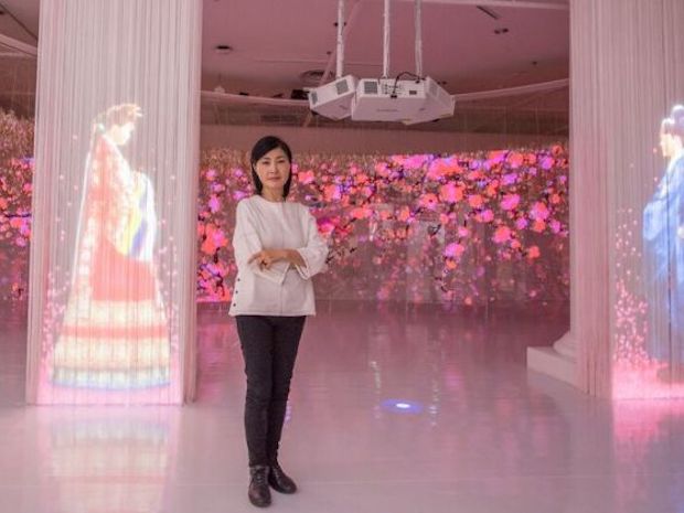 South Korean contemporary artist Ran Hwang drew on the Korean Joseon Dynasty for her piece, Becoming Again; Coming Together. u00e2u20acu201d Asian Civilisations Museum handout via TODAY