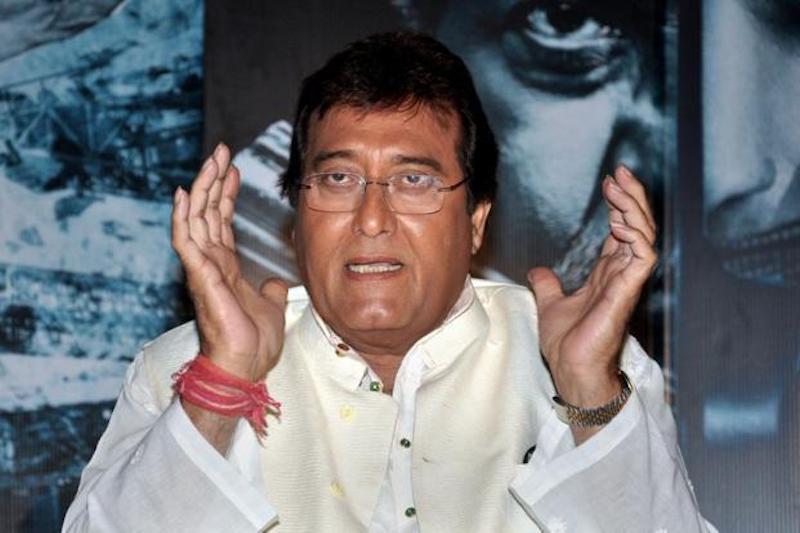 This file photo taken on May 6, 2014 shows Indian Bollywood film actor Vinod Khanna during a press conference for the Hindi film 'Koyelaanchal' in Mumbai. u00e2u20acu201d AFP pic