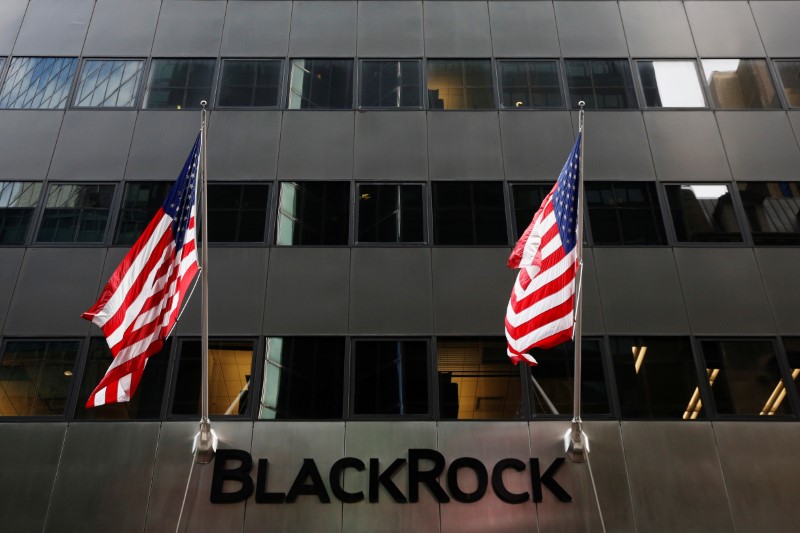 The BlackRock logo is seen outside of its offices in New York City, October 17, 2016. u00e2u20acu201d Reuters pic