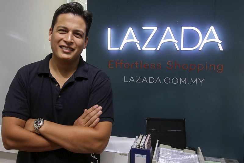 Lazada CEO, Hans-Peter Ressel speaks to Malay Mail Online during an interview at his office in Kuala Lumpur April 26, 2017. u00e2u20acu201d Picture by Yusof Mat Isa