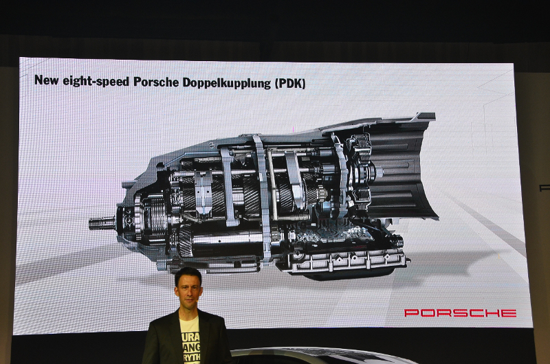 Sime Darby Auto Performance CEO Arnt Bayer speaks during the unveiling of the new Porsche Panamera in Kuala Lumpur April 13, 2017.