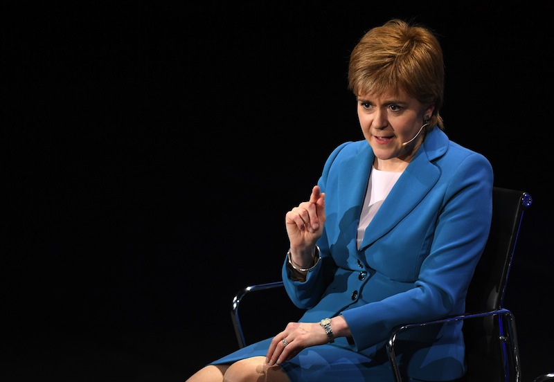 First Minister of Scotland Nicola Sturgeon speaks at the Eighth Annual Women in the World Summit at Lincoln Center for the Performing Arts on April 6, 2017, in New York City. u00e2u20acu201d AFP pic
