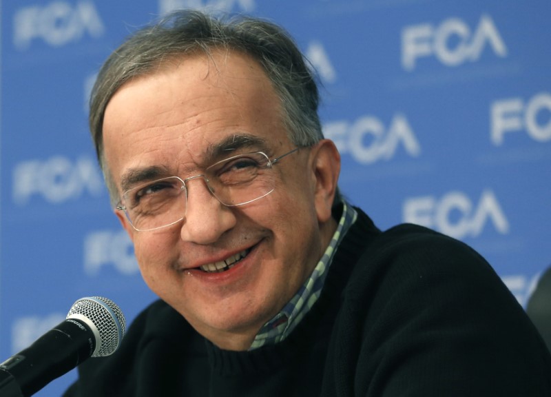 Fiat Chrysler Automobiles CEO Sergio Marchionne smiles during the North American International Auto Show in Detroit, Michigan, January 9, 2017. u00e2u20acu201d Reuters pic