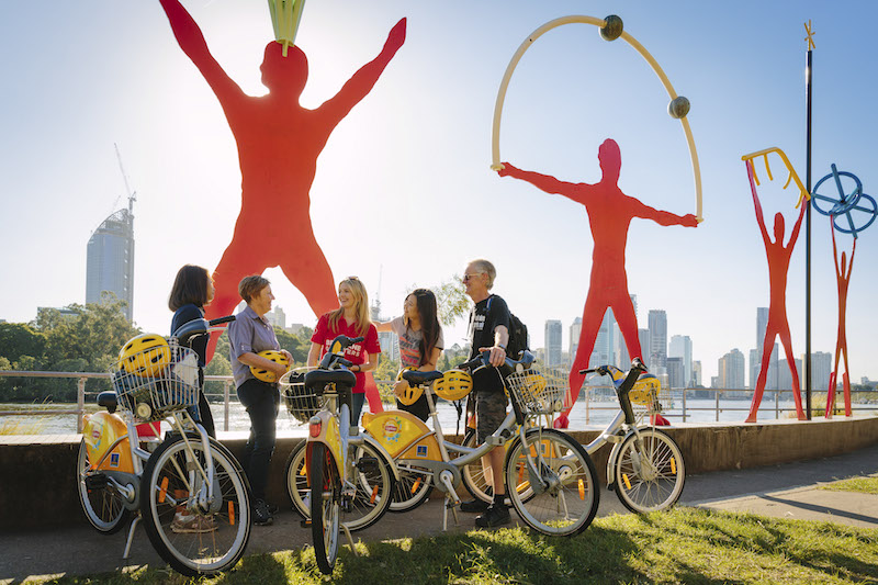 In an undated handout photo, volunteer tour guides in Brisbane, Australia. u00e2u20acu201d Handout via The New York Times