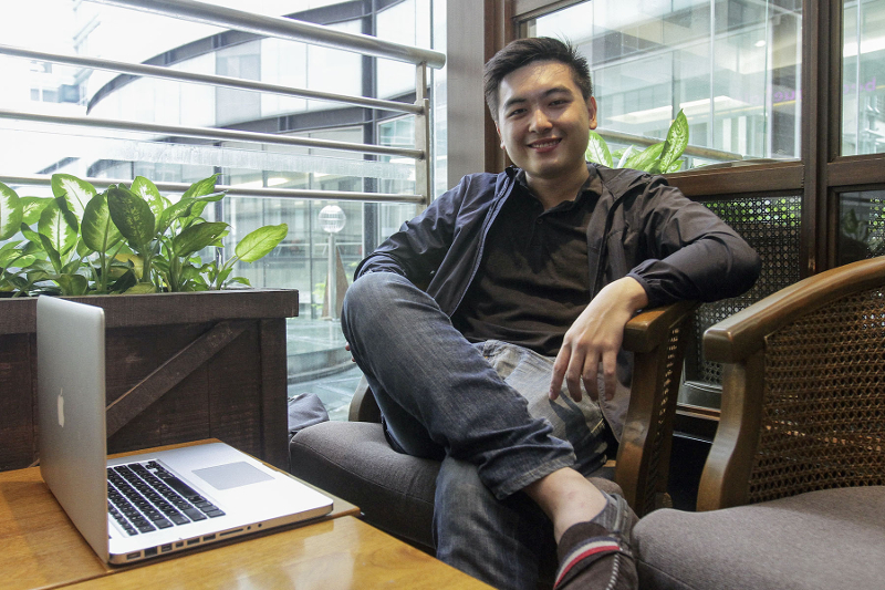 Sean Lin, 26, poses for a photograph after an interview with The Malay Mail Online in Kuala Lumpur April 24, 2017.
