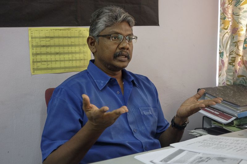 Socialist Party of Malaysiau00e2u20acu2122s secretary-general A. Sivarajan speaks to Malay Mail Online during an interview in Kuala Lumpur April 25, 2017. u00e2u20acu2022 Picture by Yusof Mat Isa