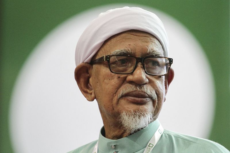 PAS President Datuk Seri Abdul Hadi Awang speaks during the partyu00e2u20acu2122s 63rd Muktamar conference at the Kompleks PAS Kedah in Alor Setar April 29, 2017. u00e2u20acu201d Picture by Yusof Mat Isa