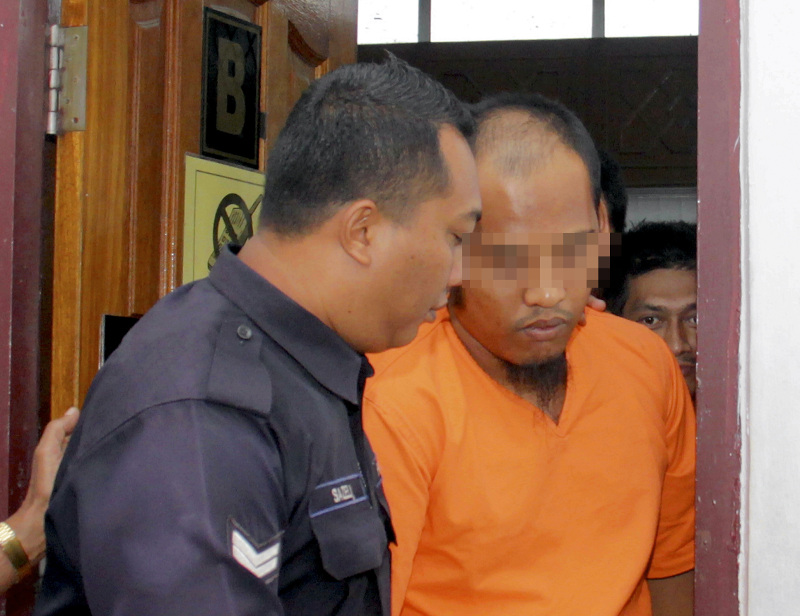 An assistant warden of the dormitory of a religious school was remanded for four days by the Kota Tinggi Sessions Court to facilitate investigations into a child abuse case involving a student, April 23, 2017. u00e2u20acu201d Bernama pic