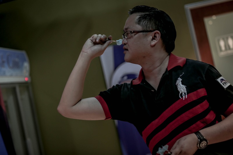 Chow Sin happy to go up against pros. u00e2u20acu201d Picture by Hari Anggara