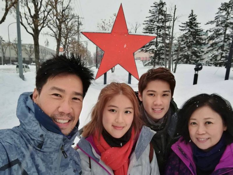 Edmund Chen regrets that he allowed a stranger to get too close to him and his family (from left: Yi Xin, Yi Xi and Xiang Yun). u00e2u20acu201d Handout via TODAY