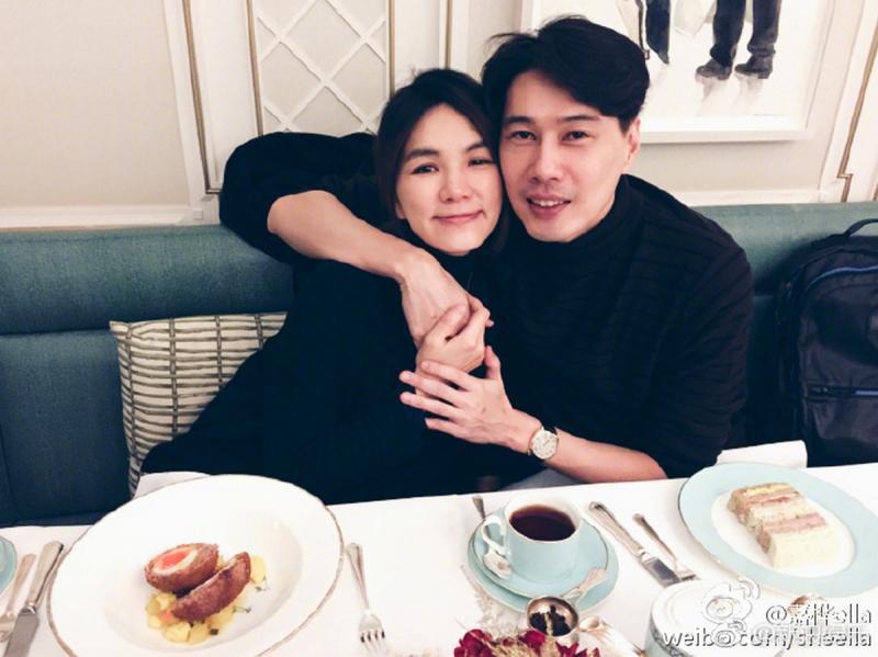 Ella Chen and husband Alvin Lai are now parents to a baby boy. u00e2u20acu201d Picture via Weibo