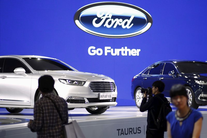 Ford Taurus cars are seen during a presentation at the 16th Shanghai International Automobile Industry Exhibition April 21, 2015. u00e2u20acu201d Reuters pic
