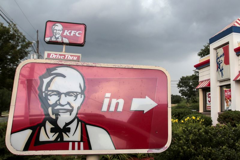 A Kentucky Fried Chicken (KFC) sign is pictured outside its restaurant in Paramus, New Jersey July 8, 2015. u00e2u20acu201d Reuters pic