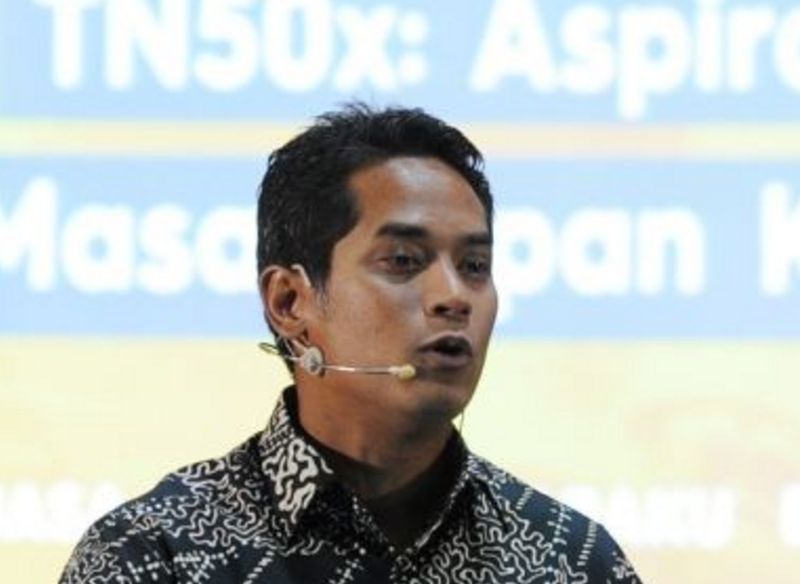 Youth and Sports Minister, Khairy Jamaluddin speaks to participants of the National Transformation 2050 (TN50) event at the Youth Training Institute in Kuala Langat, April 15, 2017. u00e2u20acu2022 Bernama pic