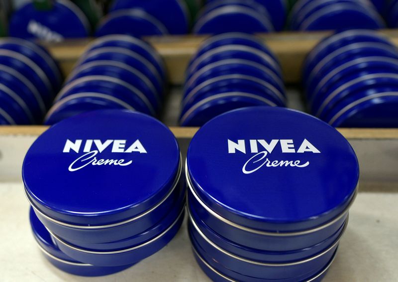 Nivea tins are seen in a production line at the plant of German personal-care company Beiersdorf in Hamburg, March 3, 2017. u00e2u20acu201d Reuters pic 
