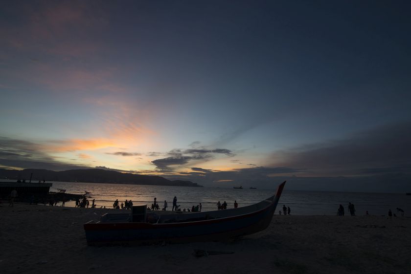 A stunning view of sunset at Pantai Bersih. u00e2u20acu201d Picture by KE Ooi