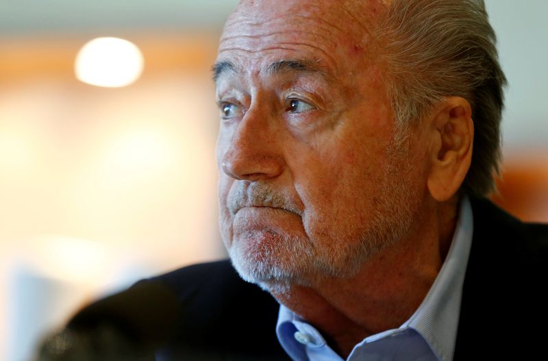 Former Fifa president Sepp Blatter attends an interview in Zurich, Switzerland April 21, 2017. u00e2u20acu201d Reuters pic