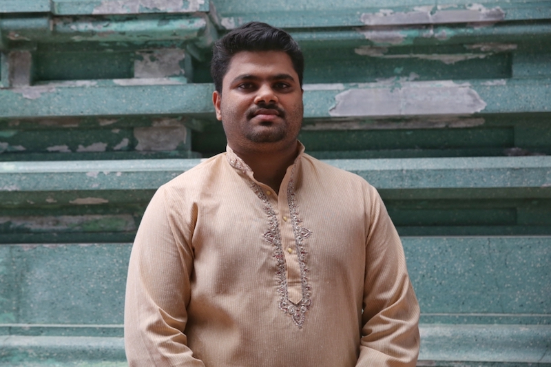 Telugu Association of Malaysia (TAM) Vice Youth Chief Sriniwas Rao at the Ugadhi celebrations last Saturday. 