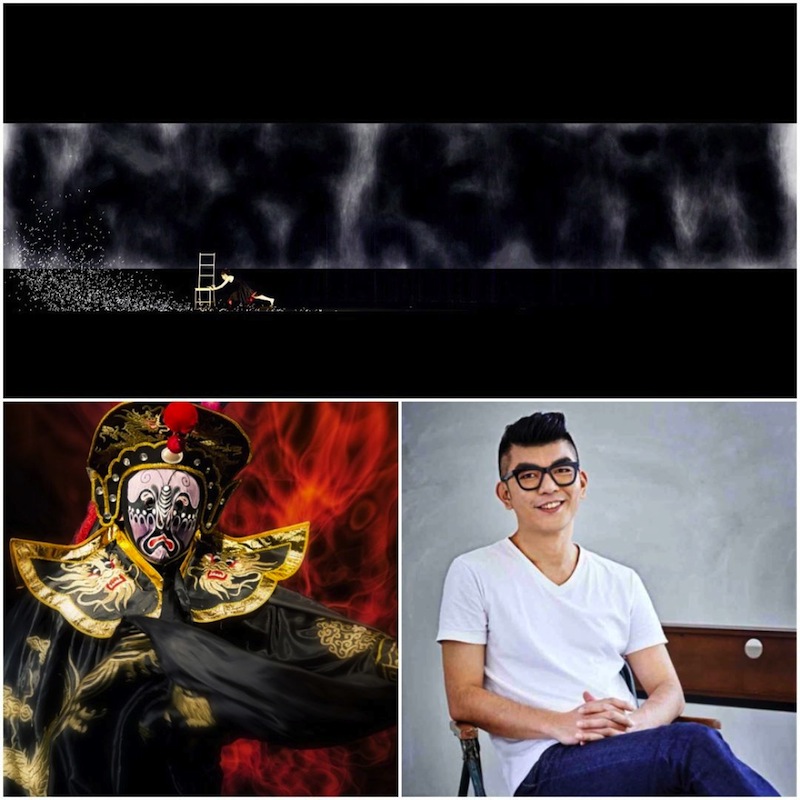 Filmmaker Royston Tan's (below,right) Voyage (above) is set to be a multimedia showcase with 3D mapping and holographic images. u00e2u20acu201d Pictures by Royston Tan, Tok Tok Chiang 