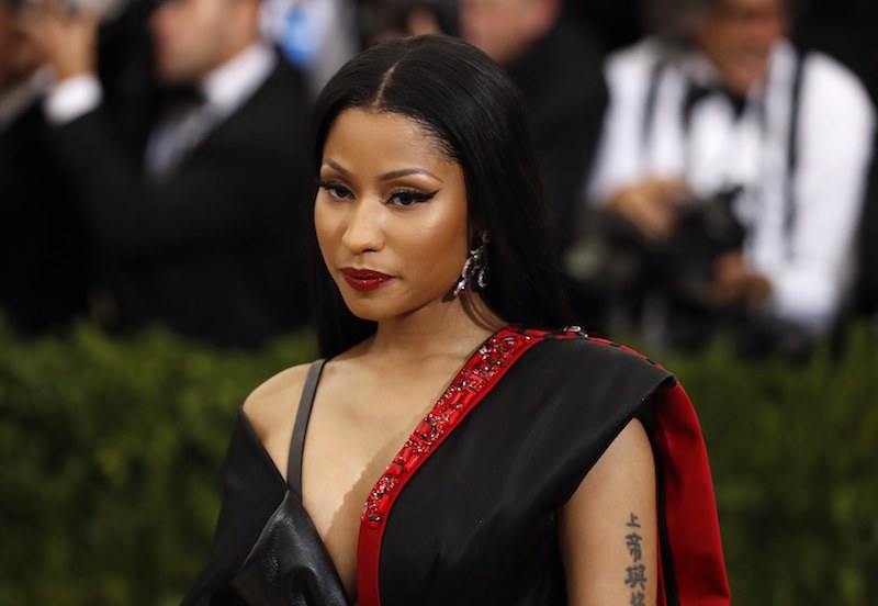 Nicki Minaj arrives at the 2017 Metropolitan Museum of Art Costume Institute Gala in New York May 1, 2017. u00e2u20acu201d Reuters pic