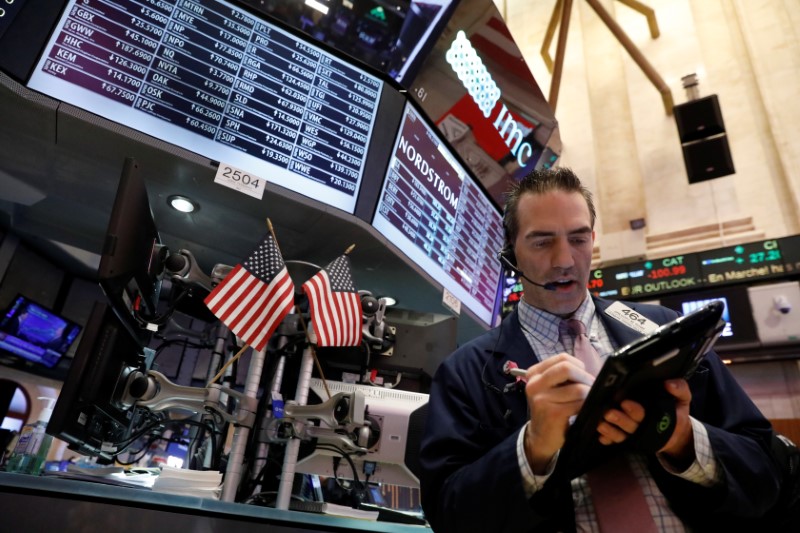 Traders work on the floor of the New York Stock Exchange in New York. Picture released May 13, 2017. u00e2u20acu201d Reuters pic