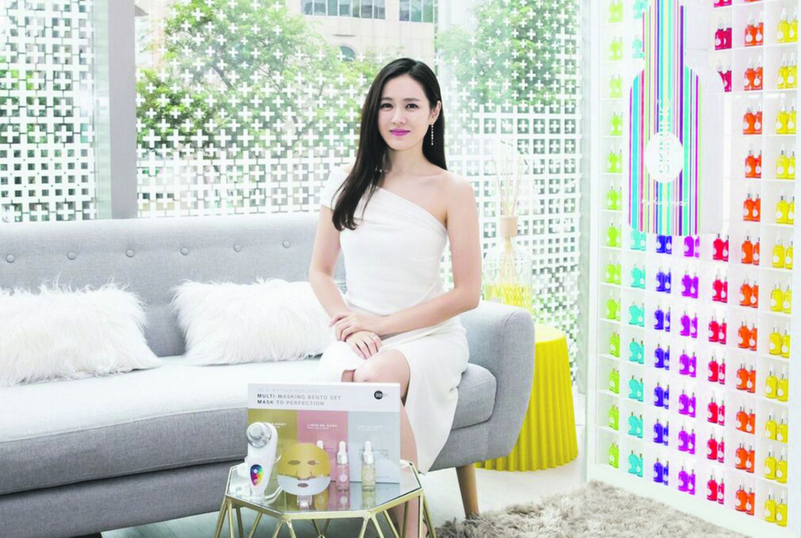 Son Ye-jin was in Singapore for the official launch of Skin Incu00e2u20acu2122s latest product, Facial in A Flash from May 19 to 20. u00e2u20acu201d Picture courtesy of Skin Inc via TODAY