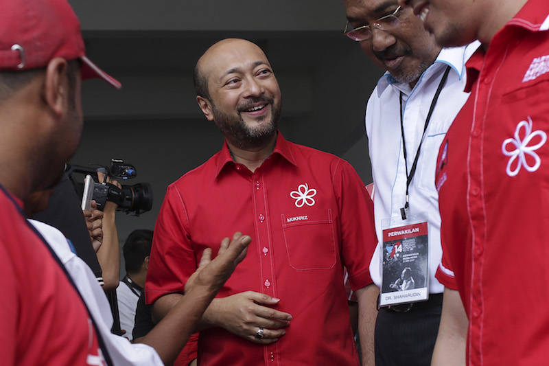 PPBM deputy president Datuk Seri Mukhriz Mahathir is pictured at the PKR National Congress in Shah Alam, May 21, 2017. u00e2u20acu201d Picture by Yusof Mat Isa