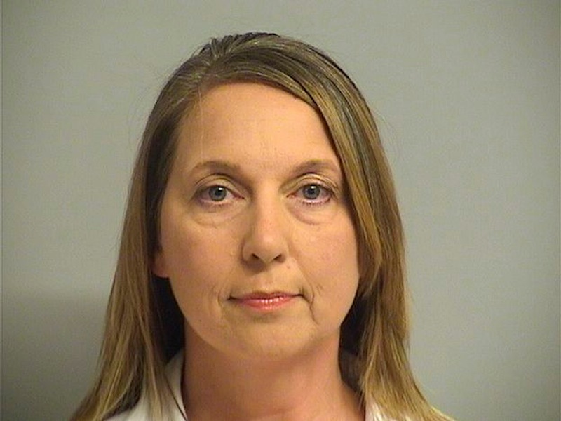 Oklahoma Police Officer Betty Shelby, 42, charged with first-degree manslaughter in the death of 40-year-old Terence Crutcher, is shown in this Tulsa County Jail booking photo in Tulsa, September 23, 2016. u00e2u20acu201d Reuters pic