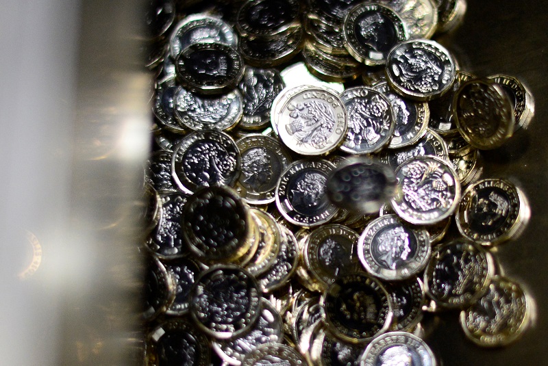 New one pound coins come off the production line at The Royal Mint in Llantrisant, Wales, Britain, January 25, 2017. u00e2u20acu201d Reuters pic