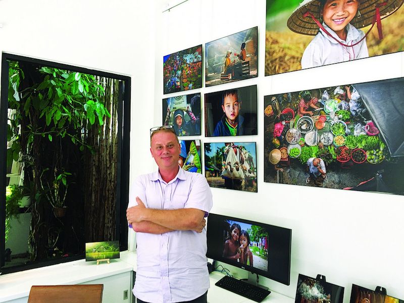 French photographer Sylvain Marcelle, one of the owners of Asian Hideaways Gallery, said the Vietnamese landscapes have inspired the creation of the gallery. u00e2u20acu201d TODAY pic