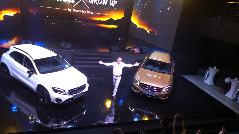 Mercedes-Benz Malaysia Vice President of Sales & Marketing Mark Raine with the new Mercedes GLA series.