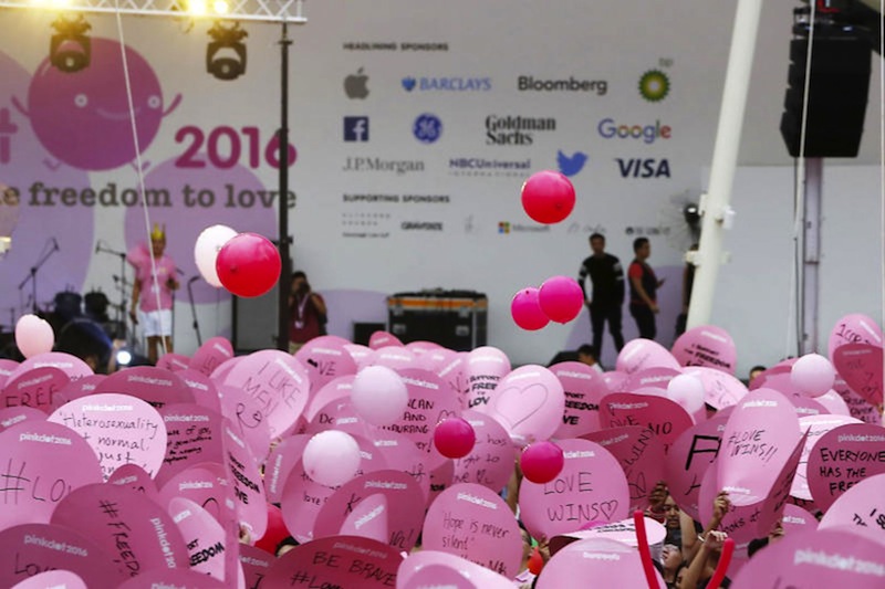 Pink Dot event, 2016. u00e2u20acu201du00c2u00a0TODAY file pic