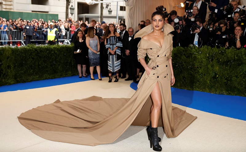 Priyanka Chopra arrives at the Metropolitan Museum of Art Costume Institute Gala in New York May 1, 2017. u00e2u20acu201d Reuters pic      