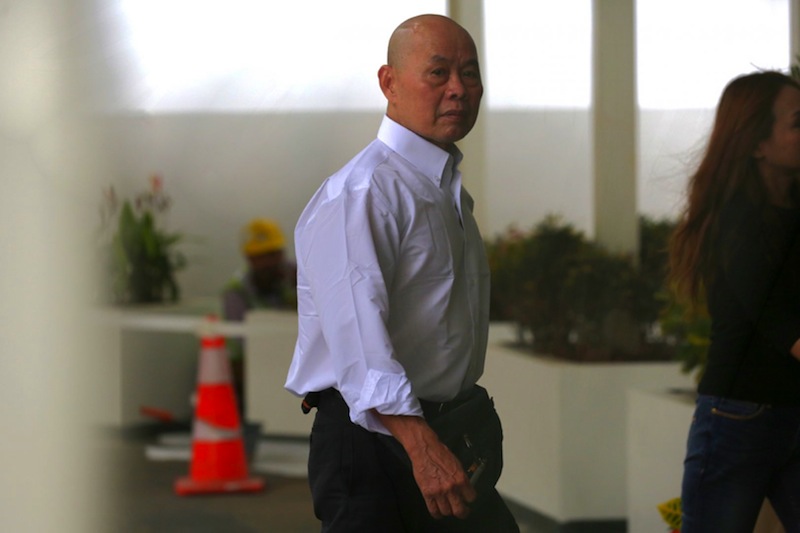 Yue Kim Ming is accused of endangering the personal safety of others by committing the negligent act of beating a red light on May 18, at around 9.26pm. u00e2u20acu201d Picture by Nuria Ling/TODAY 