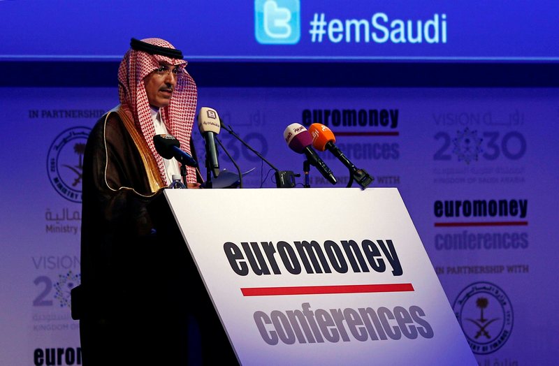 Saudi Minister of Finance Mohammed al-Jadaan speaks during the Euromoney Saudi Arabia Conference 2017 in Riyadh May 2, 2017. u00e2u20acu201d Reuters pic 