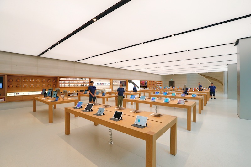 The interior of the Apple Orchard Road Store in Singapore May 15, 2017. — TODAY pic
