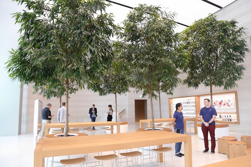 The interior of the Apple Orchard Road Store in Singapore May 15, 2017. — TODAY pic