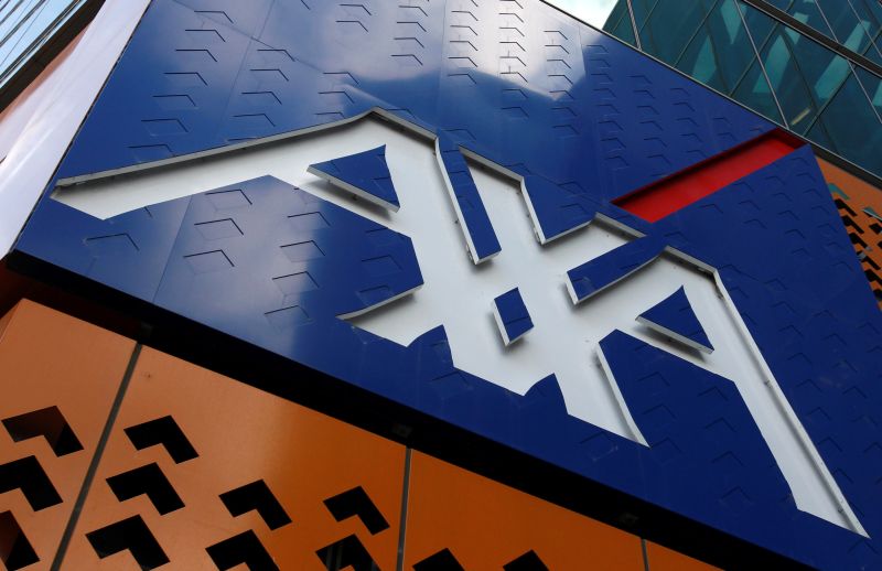 The AXA logo is seen at its headquarters in Melbourne May 31, 2010. u00e2u20acu2022 Reuters pic