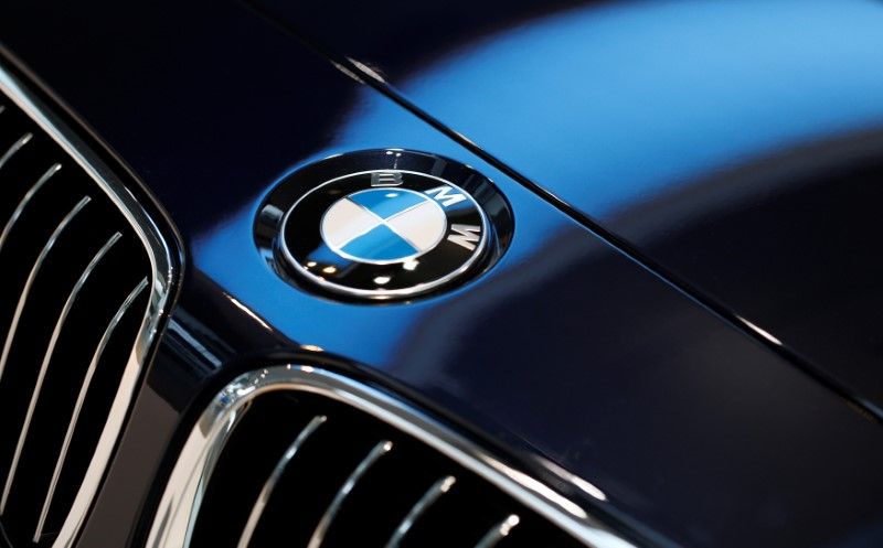 A BMW logo is pictured before the annual news conference of German premium automaker BMW in Munich. u00e2u20acu2022 Reuters pic