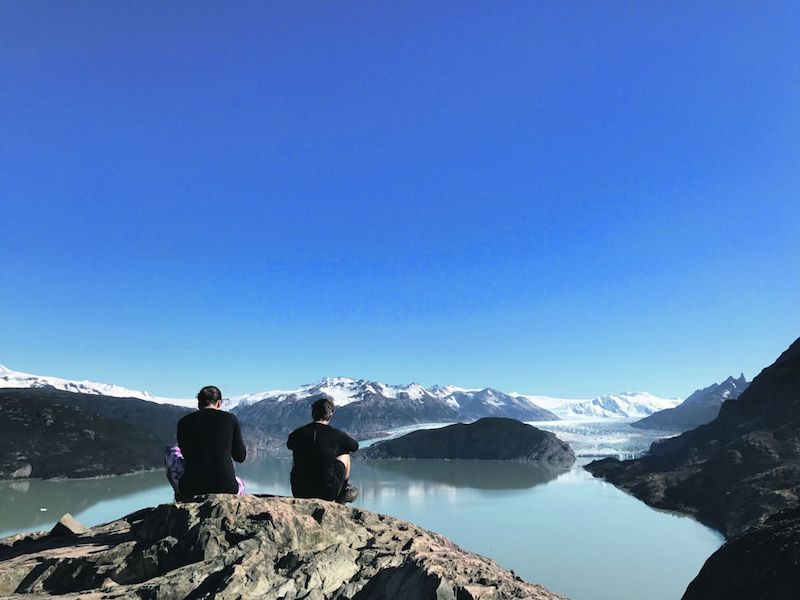 Lookout point to Lago Grey and Glacier Grey. u00e2u20acu201d TODAY pic