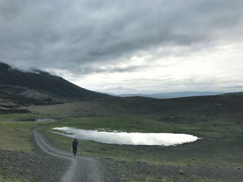 Trekking from Camp Chileno to Frances campsite: The weather in Torres del Paine can be extreme, and winds can knock hikers off their feet, or clear blue skies can turn into grey days of unceasing rain. — TODAY pic